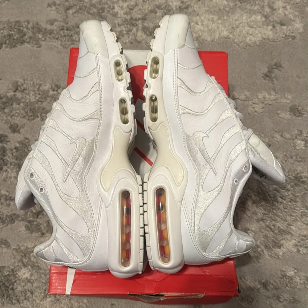 Nike Air Max Plus TN Triple White - Picture 6 of 8